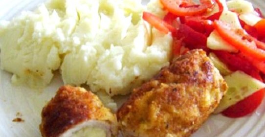 Мясные рулетики с сыром