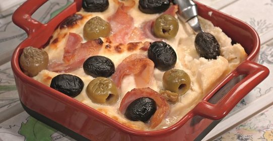 Пате из творога, оливок и маслин