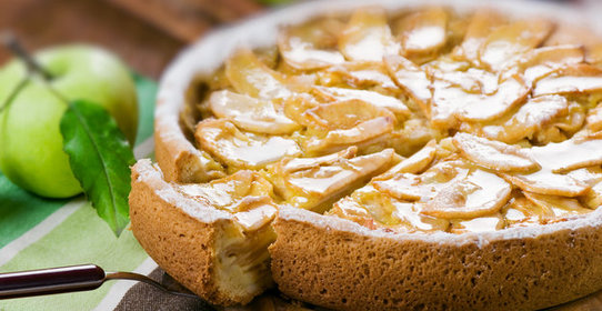 Медовый яблочный пирог