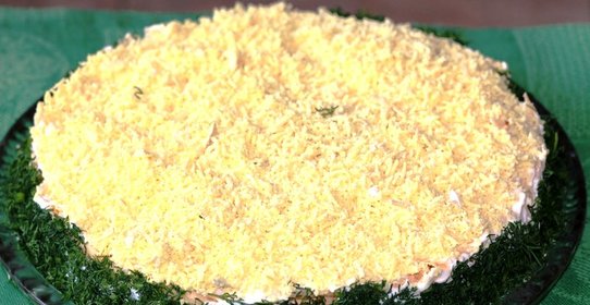 Салат Мимоза без майонеза