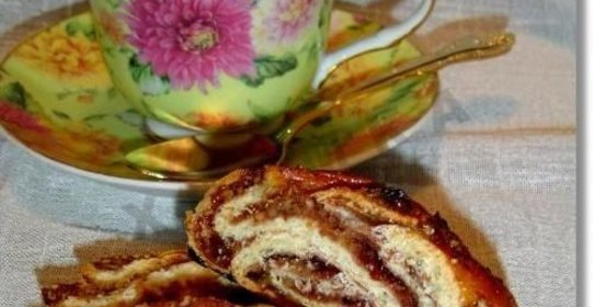 Рулет из холодного дрожжевого теста