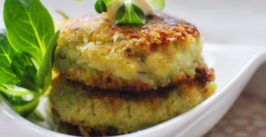 Кабачковые котлеты с пармезаном