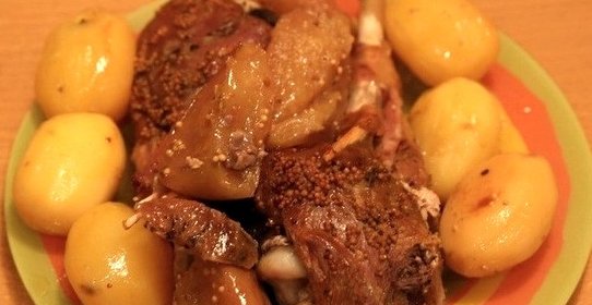 Голени индейки в духовке