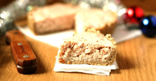 Пирог на овсяной основе с курицей