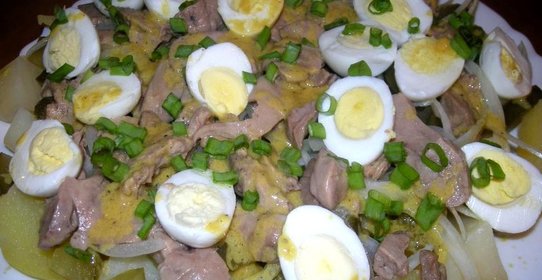 Салат Печень трески