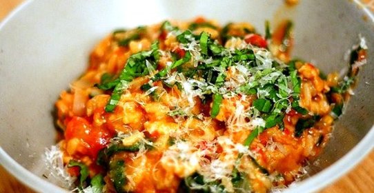 Ризотто с фаршем