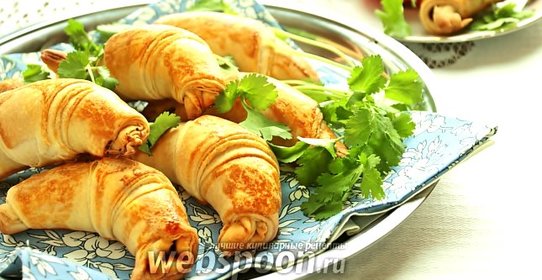 Пирожки из домашнего слоёного теста