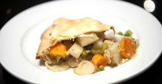 Закрытый пирог с курицей