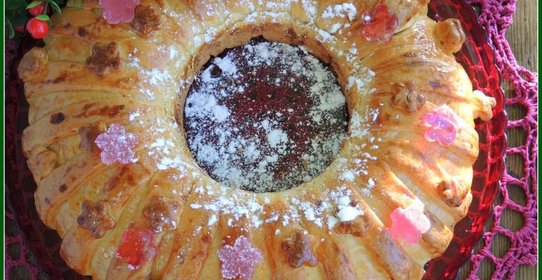 Пирог с грушей и рикоттой