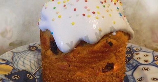 Кулич простой легкий без дрожжей