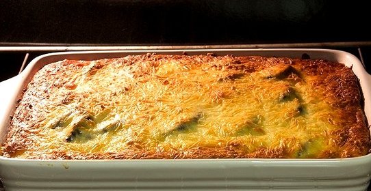 Жареные баклажаны под мясом