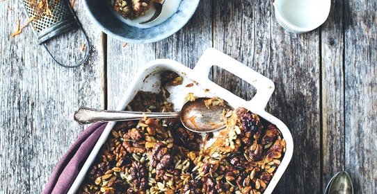 Морковный пирог с геркулесом