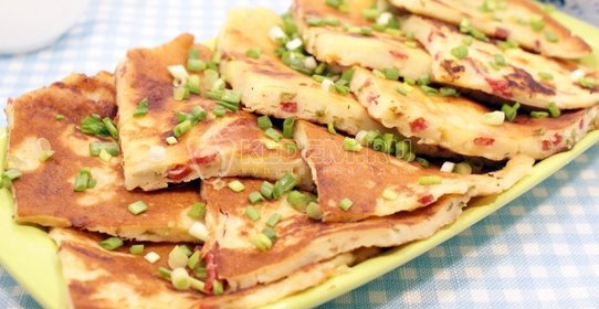 Сырные лепешки с начинкой