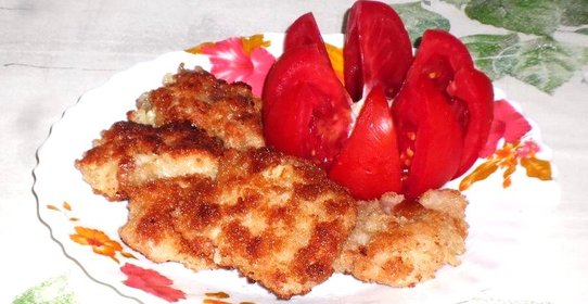 Свинина в панировке