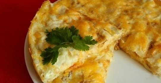 Пирог из лаваша с сыром в духовке