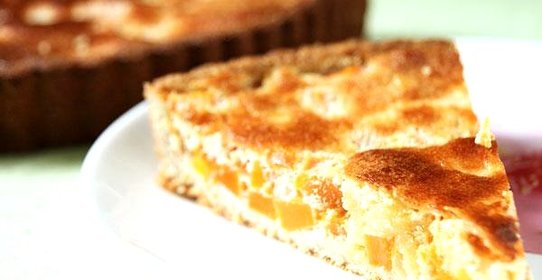 Тыквенно-творожный пирог