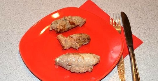 Свиные рулетики с начинкой