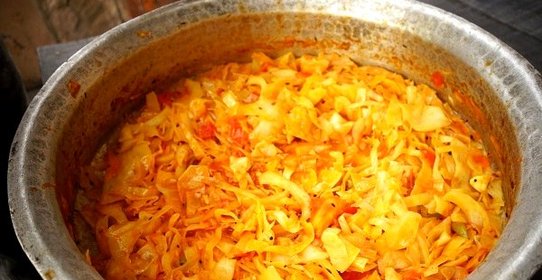 Капуста тушеная для детей