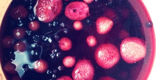 Компот из замороженных ягод