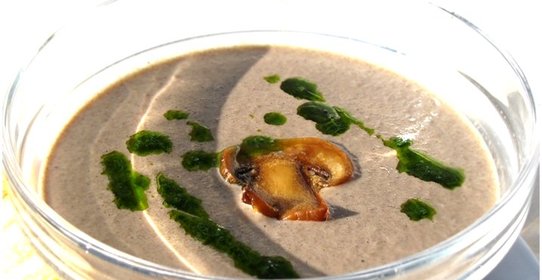 Крем-суп из белых грибов