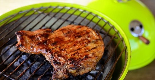 Свинина барбекю в яблочном сидре с овощами.