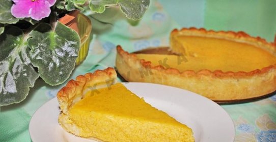 Тыквенный пирог Желтое настроение