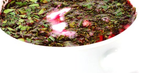 Свекольник с вареными яйцами