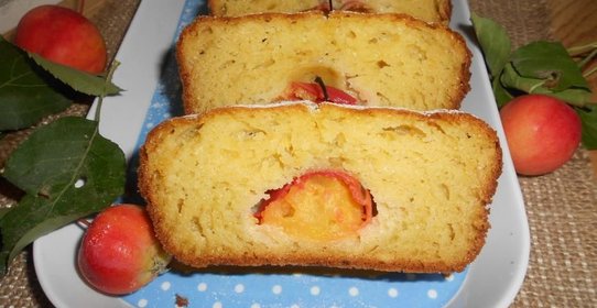 Шарлотка с райскими яблочками