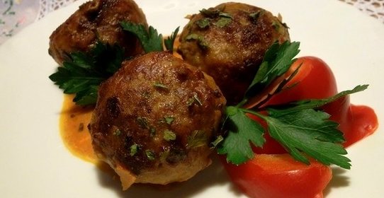 Котлеты с рисом в духовке