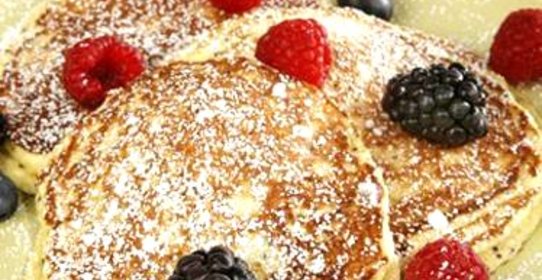 Блины с лимоном и рикоттой