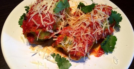 Голубцы с орехами и паниром