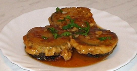 Баклажаны с мясом в кляре