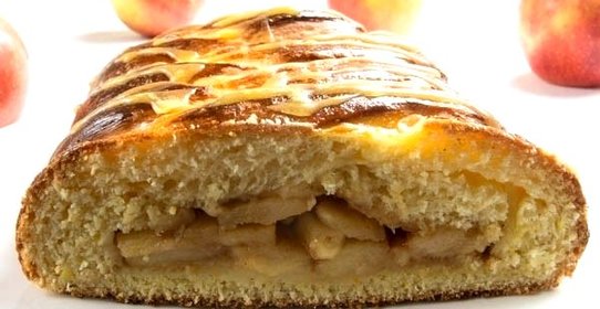 Яблочный пирог «Коса»