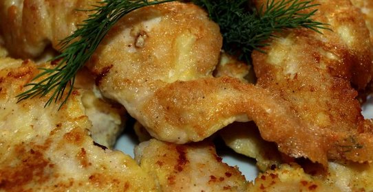 Куриные отбивные в кляре из миндальной муки