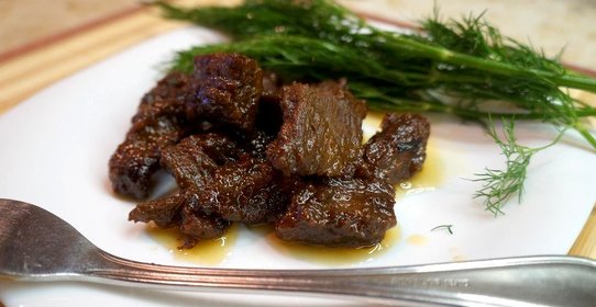 Говядина в кисло-сладком соусе