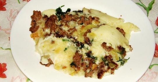 Омлет с мясом по-арабски