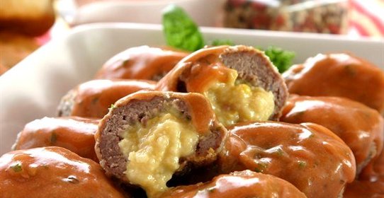 Мясные тефтели с сыром