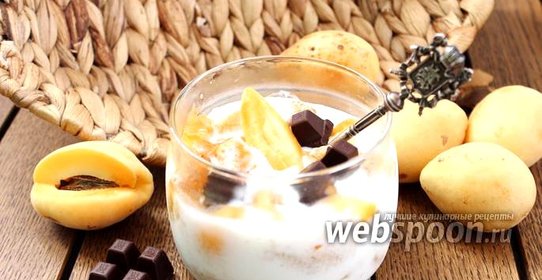 Ленивая овсянка с абрикосом