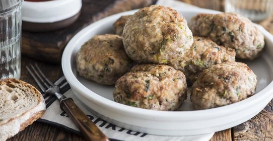 Котлеты из свинины с зеленью