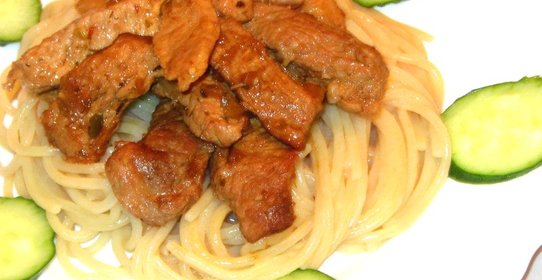 Свинина в остром соусе