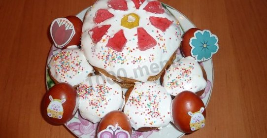 Нежный Кулич к Пасхе