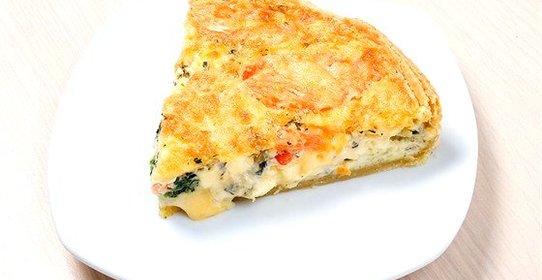 Пирог из овощей и пармезана