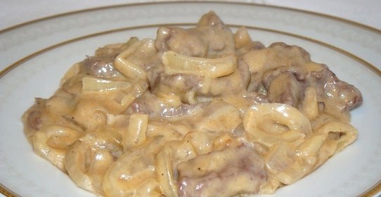 Телятина в горчичном соусе