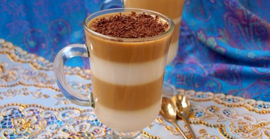 Молочно-кофейное желе
