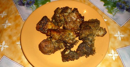 Шашлык на сковороде