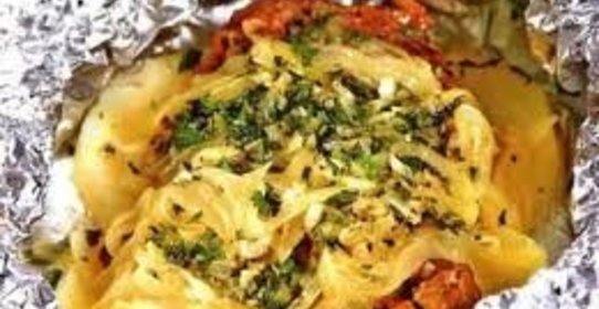 Отбивные в фольге