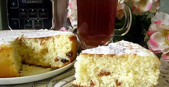 Манник с изюмом в мультиварке