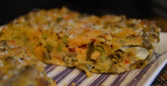 Гуджаратский овощной пирог