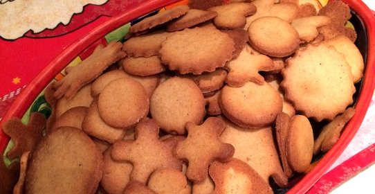 Новогоднее имбирное печенье