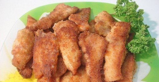 Пангасиус в панировочных сухарях